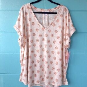 NWT "Bunulu" Short Sleeve Tee Woman's Size 3X